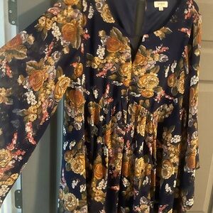 Floral Long Sleeve Dress